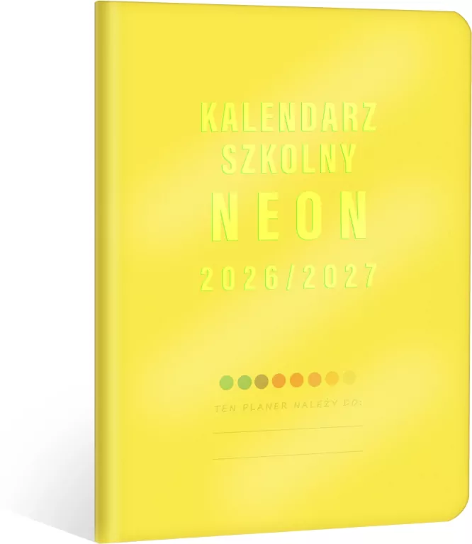 Kalendarz szkolny 2026/2027 "NEON" - tantis.pl