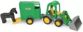 Farmer traktor ładowarka z przyczepą na konia - tantis.pl