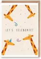 Kartka urodzinowa Żyrafy Let's celebrate! - tantis.pl
