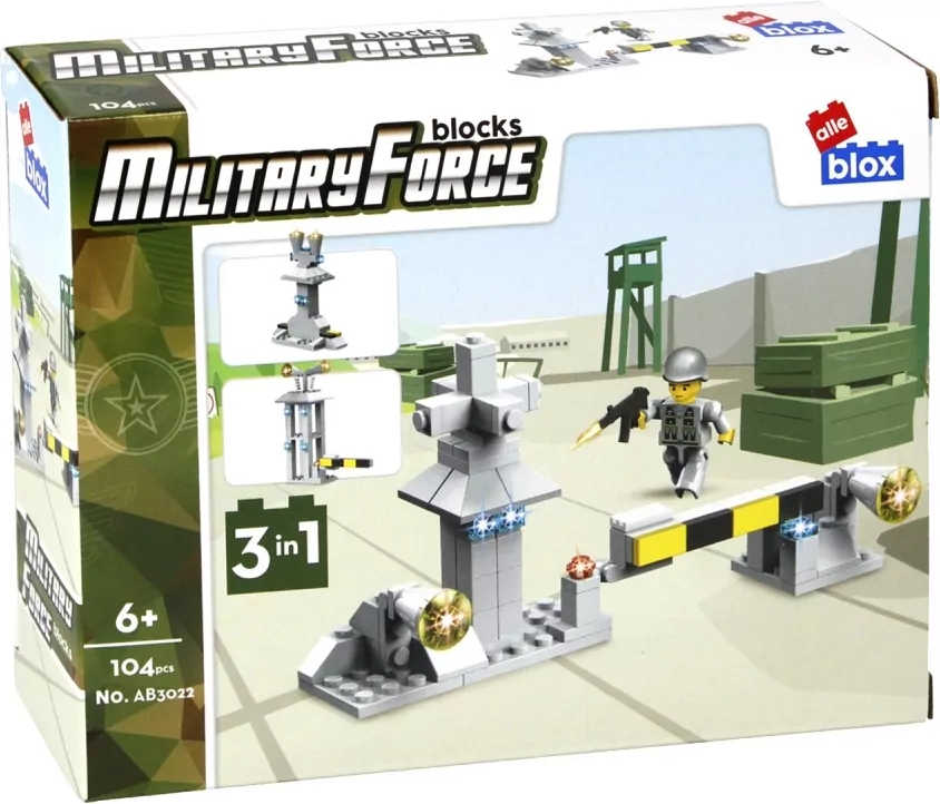 Klocki konstrukcyjne Wojsko ALLEBOX - tantis.pl