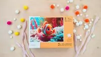 Puzzle drewniane 70el Yippee Cutie Rybka - tantis.pl