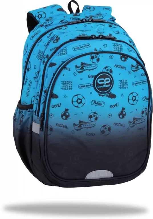 Coolpack, Plecak szkolny Jerry - Game Over Gradient Blue (F029008) - tantis.pl