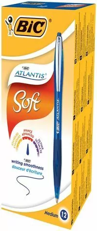 Długopis Atlantis Soft - niebieski - tantis.pl