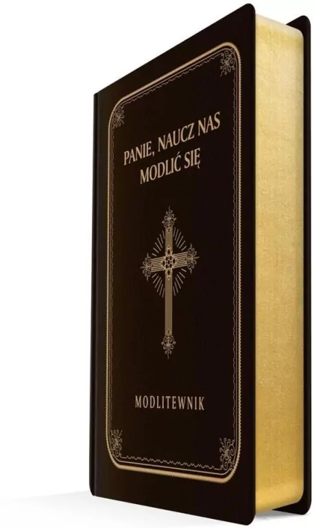 Panie, naucz nas modlić się czarny złocony DL - tantis.pl