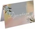 Kartka składana - Dziękuję - kwiaty - tantis.pl