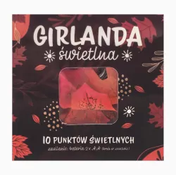 Girlanda świetlna led liście