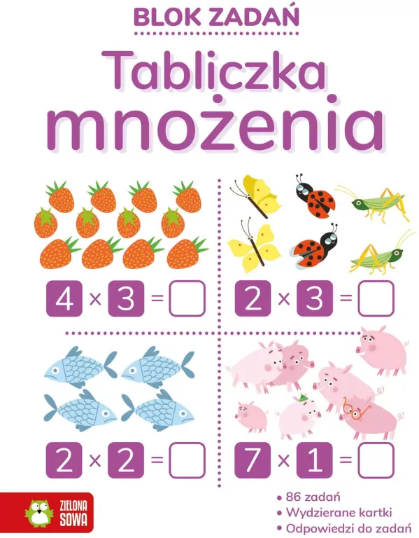 Tabliczka mnożenia. Blok zadań - tantis.pl