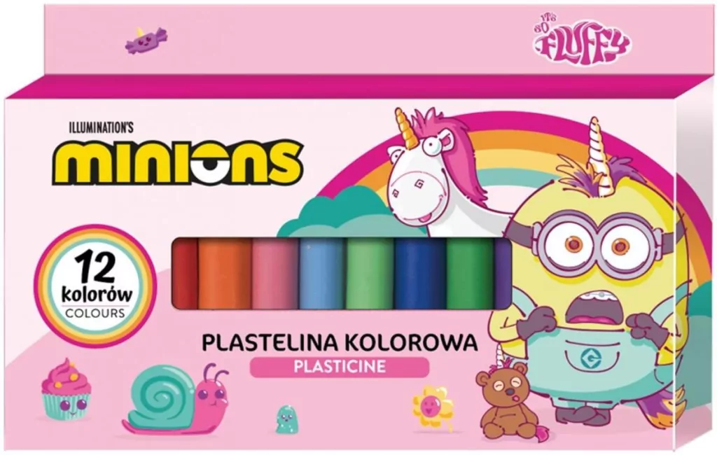 Plastelina Minionki 12 kolorów - tantis.pl
