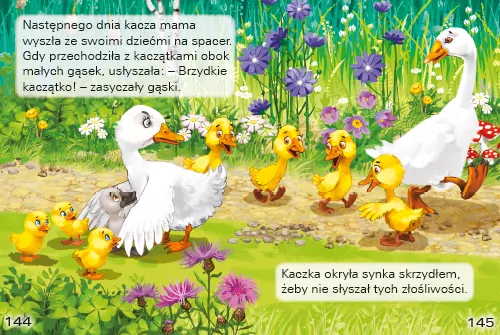 Brzydkie kaczątko. Bajki czytajki - tantis.pl