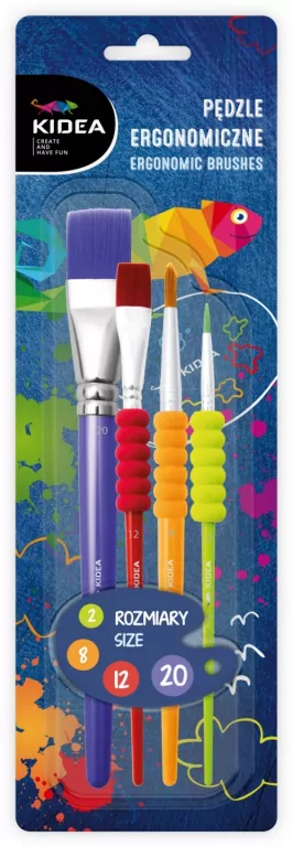 Pędzle ergonomiczne KIDEA - tantis.pl