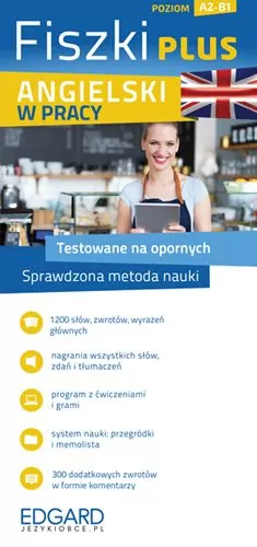 Angielski w pracy. Fiszki PLUS. Poziom A2-B1 - tantis.pl