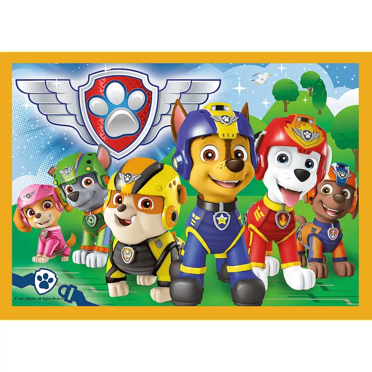 Wakacyjny Psi Patrol. Puzzle 4w1 - tantis.pl