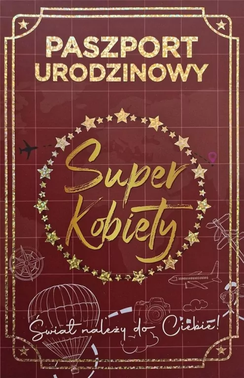 Karnet Urodziny Nowy paszport damskie - tantis.pl