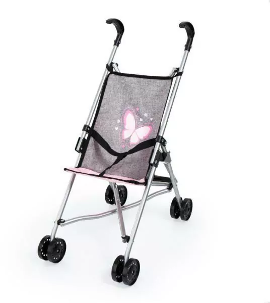 Wózek dla lalki. Buggy szary - tantis.pl