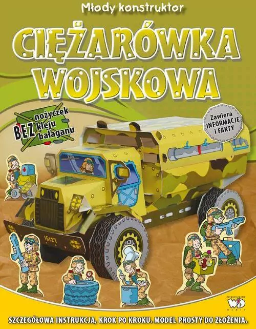 Ciężarówka wojskowa. Młody konstruktor - tantis.pl