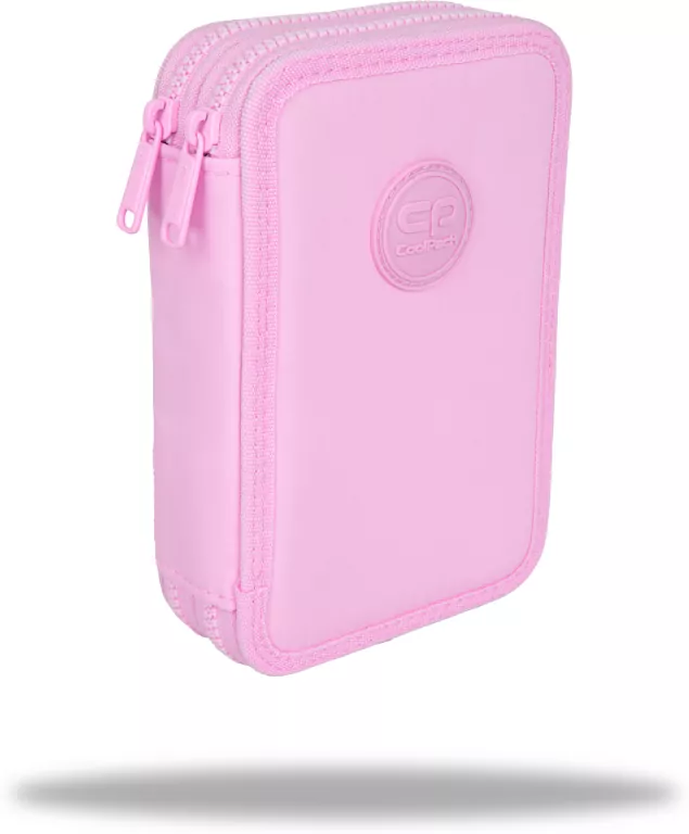 Coolpack. Piórnik 2-komorowy z wyposażeniem. Jumper 2 pastel, róż - tantis.pl