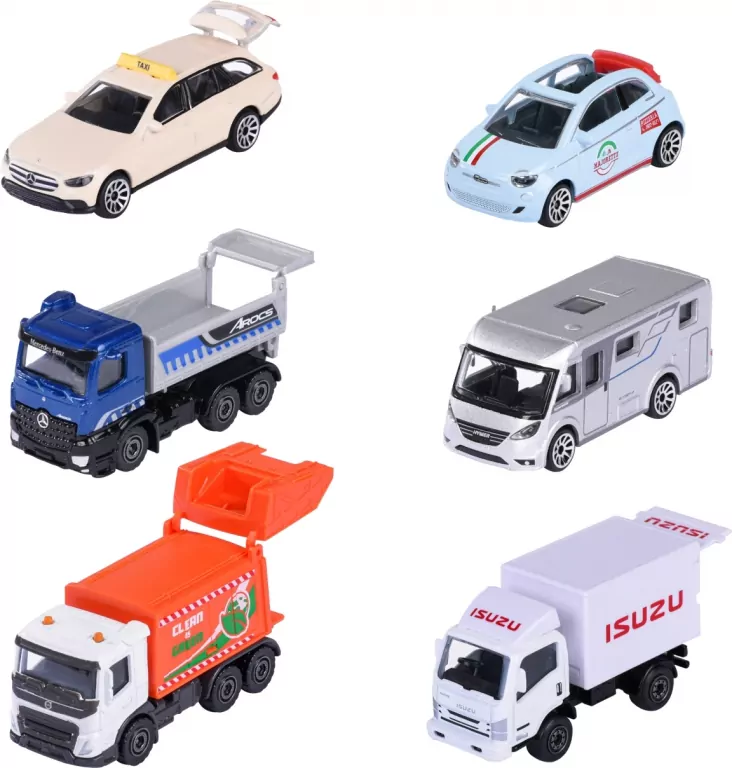 MAJORETTE POJAZDY MET MIEJSKIE 8CM MIX6 B/C36 - tantis.pl