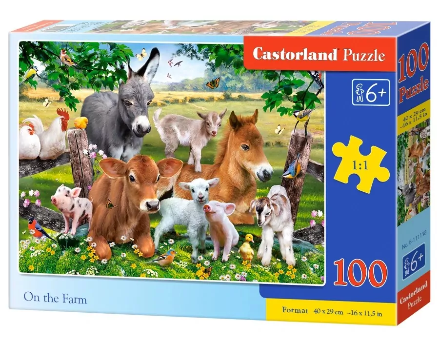 Puzzle 100. On the Farm - tantis.pl