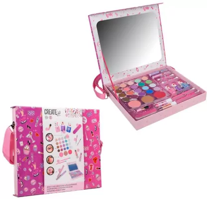 Zestaw kosmetyczny walizeczka różowy CREATE IT!