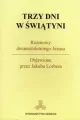Trzy dni w Świątyni - tantis.pl