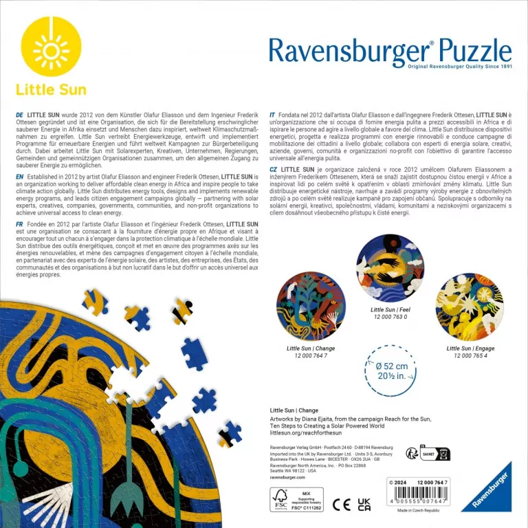 Puzzle 500. Małe słońce. Zmiana - tantis.pl