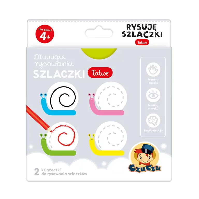 CzuCzu. Rysuję szlaczki. Dłuuugie rysowanki - tantis.pl