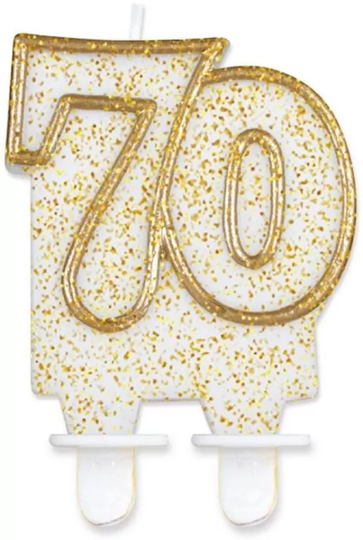Świeczka 70. Urodziny - tantis.pl