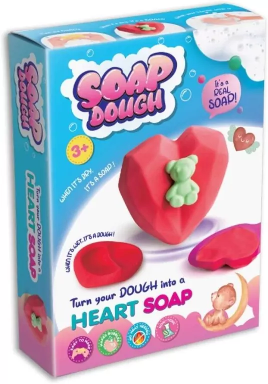 Zestaw Stwórz swoje mydełko - Serce czerwone - tantis.pl