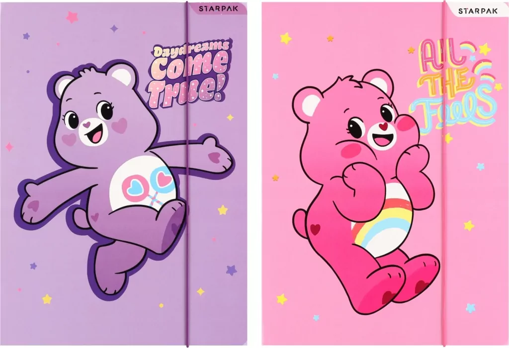 TECZKA Z GUMKA PAP A4 CARE BEARS MIX2 STK 10/100 - tantis.pl
