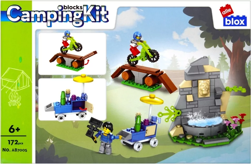 Klocki konstrukcyjne Kamping ALLEBLOX - tantis.pl