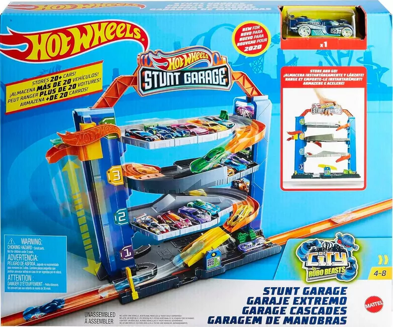 Hot Wheels City Garaż parking z windą - tantis.pl