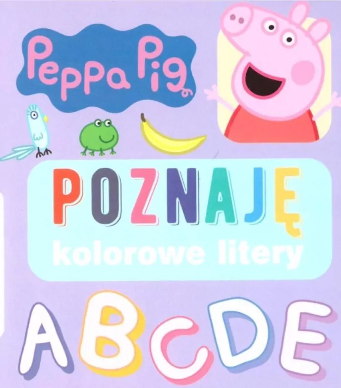 Świnka Peppa. Poznaję kolorowe litery - tantis.pl