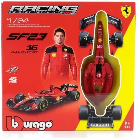 Ferrari Formula Model Kit With Helmet & Stand - tantis.pl