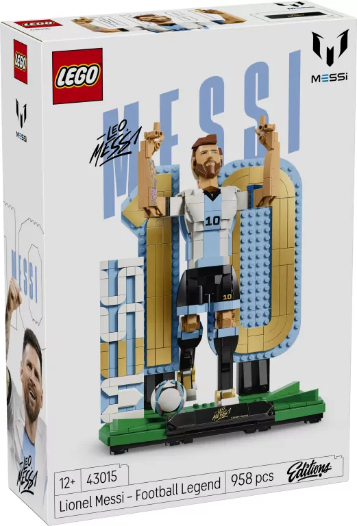 LEGO® Lionel Messi — piłkarska legenda 43015 - tantis.pl
