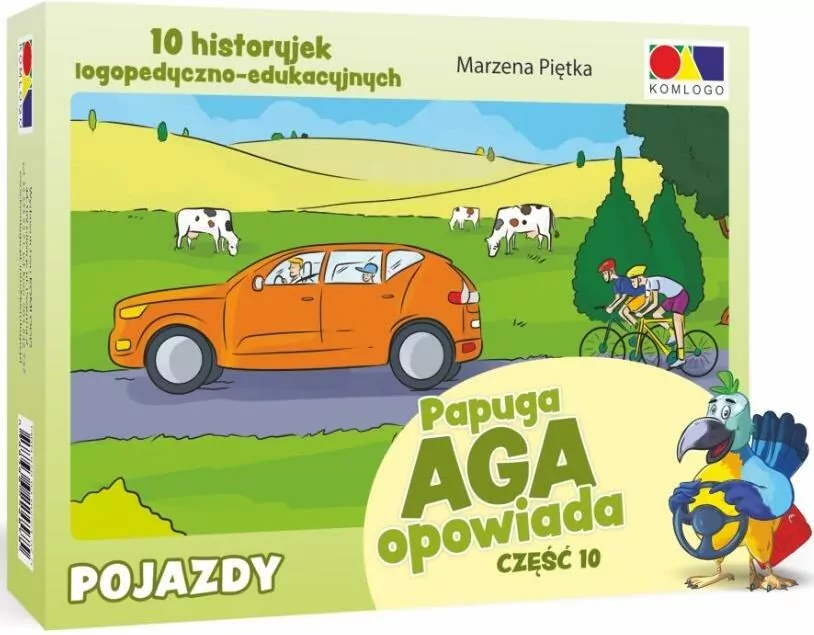 Papuga Aga opowiada Część 10 Pojazdy. Historyjki obrazkowe - tantis.pl