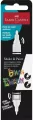 Marker akrylowy Black Edition biały FABER-CASTELL - tantis.pl