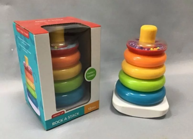 Piramida z krążków. Zabawka. Askato - tantis.pl