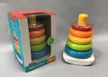 Piramida z krążków. Zabawka. Askato - tantis.pl