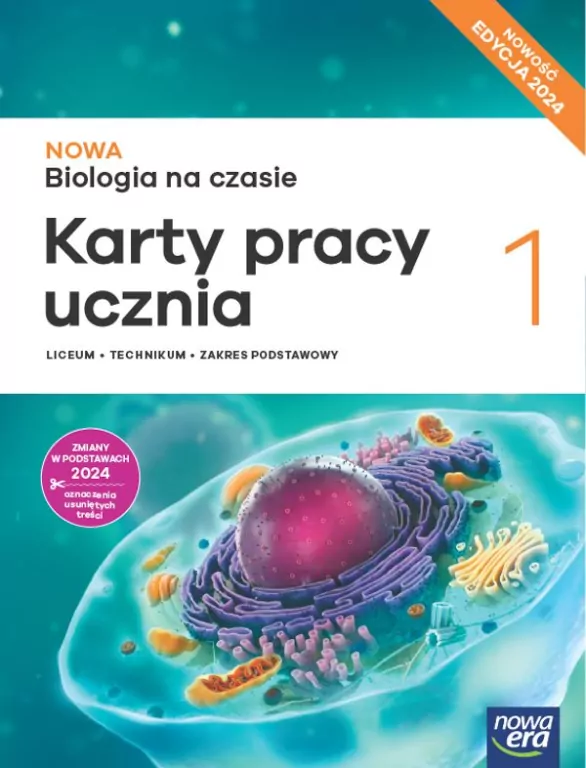 NOWA Biologia na czasie 1. Nowa edycja. Karty pracy ucznia do liceum i technikum. Zakres podstawowy - tantis.pl