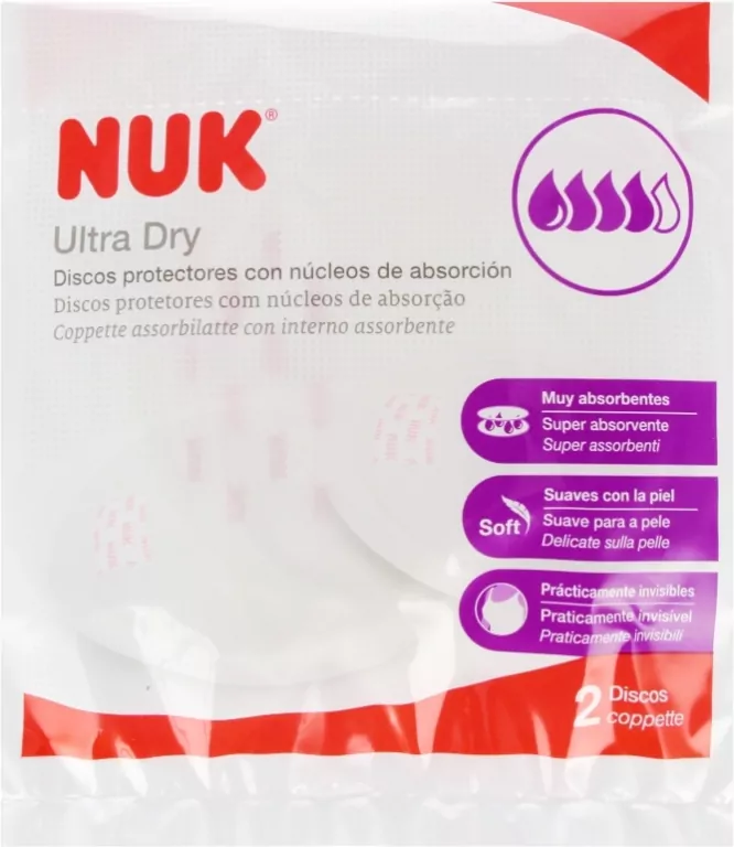 NUK. Ultra Dry. Wkładki Laktacyjne. 2 sztuki - tantis.pl