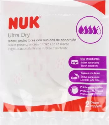 NUK. Ultra Dry. Wkładki Laktacyjne. 2 sztuki