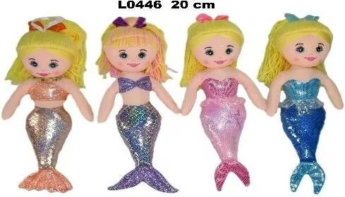 Lalka Syrenka 20cm MIX - tantis.pl