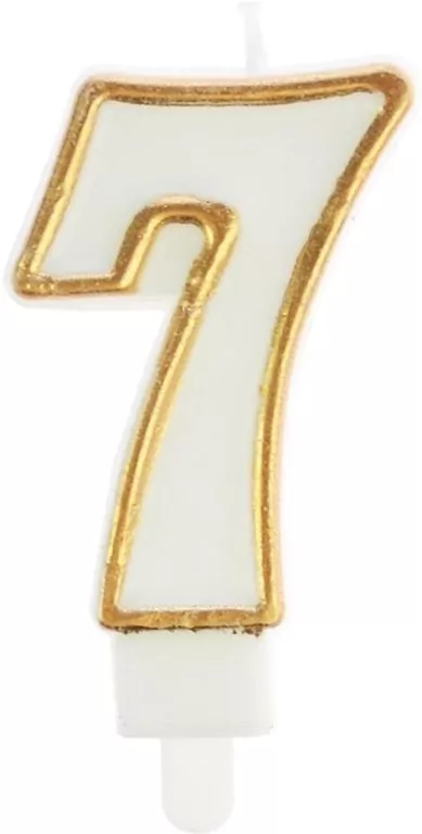 Świeczka 7. Złota - tantis.pl