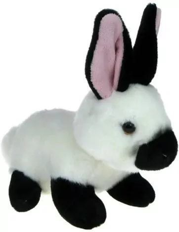 Królik biało-czarny 19cm - tantis.pl