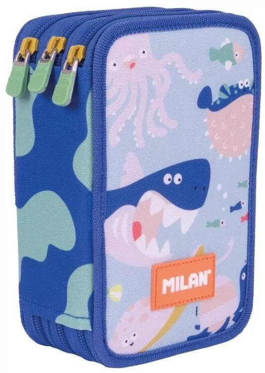 Piórnik 3-poziom z wyposażeniem Blue Odyssey - tantis.pl