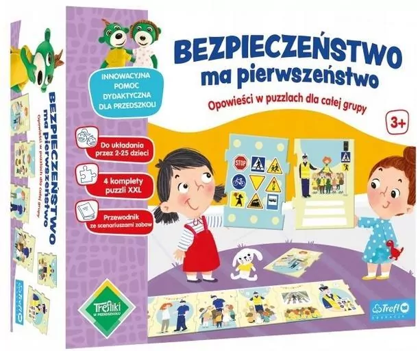 Puzzle Bezpieczeństwo ma pierwszeństwo! TREFL - tantis.pl