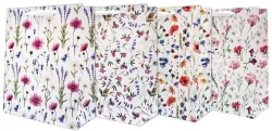 Torebka płaska duża. Kwiaty