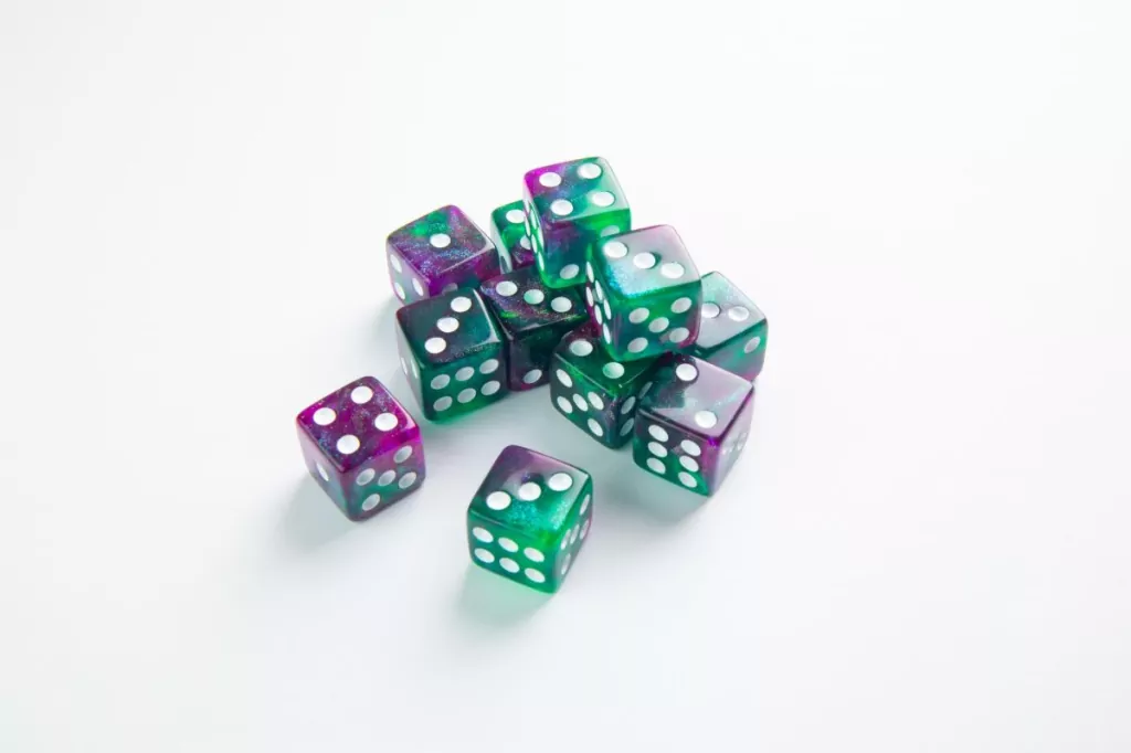 Gamegenic: Galaktyczny komplet kości- D6 Dice Set (16 mm) - Aurora - tantis.pl