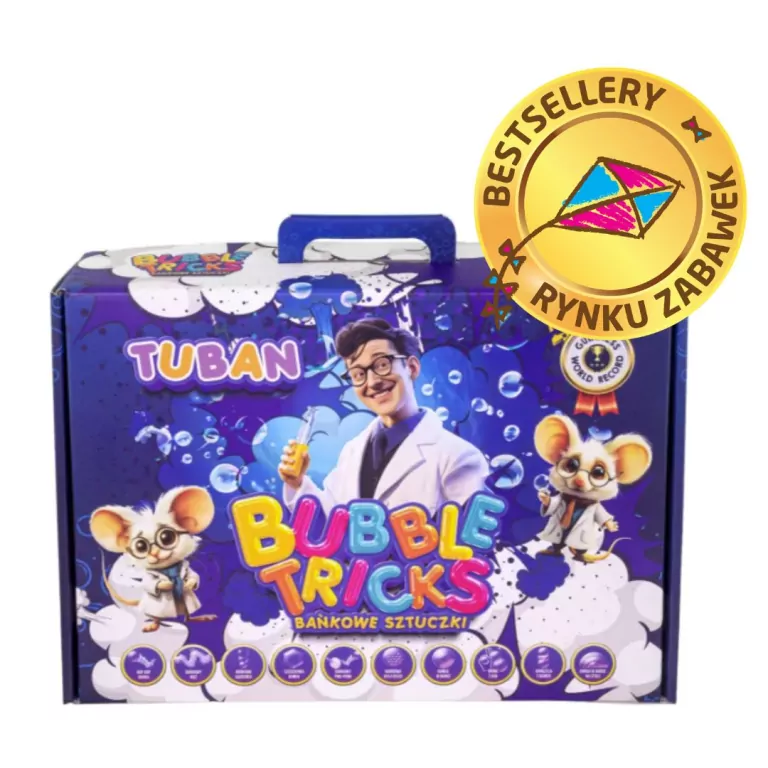 Bubble Tricks. Bańkowe sztuczki. Zestaw 10 bańkowych sztuczek - tantis.pl