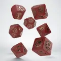 Komplet kości Dragons. Czerwono-złote - tantis.pl